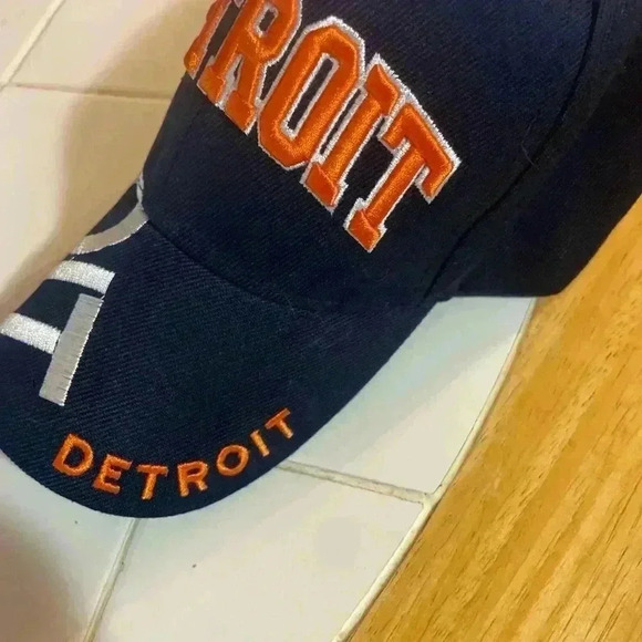 Detroit Baseball Cap Unisex One Size - Picture 3 of 4